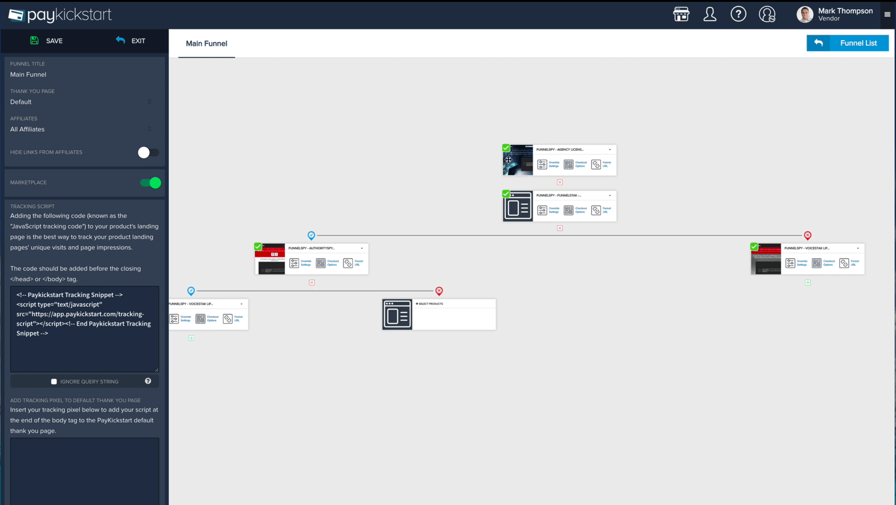 Visualize funnels