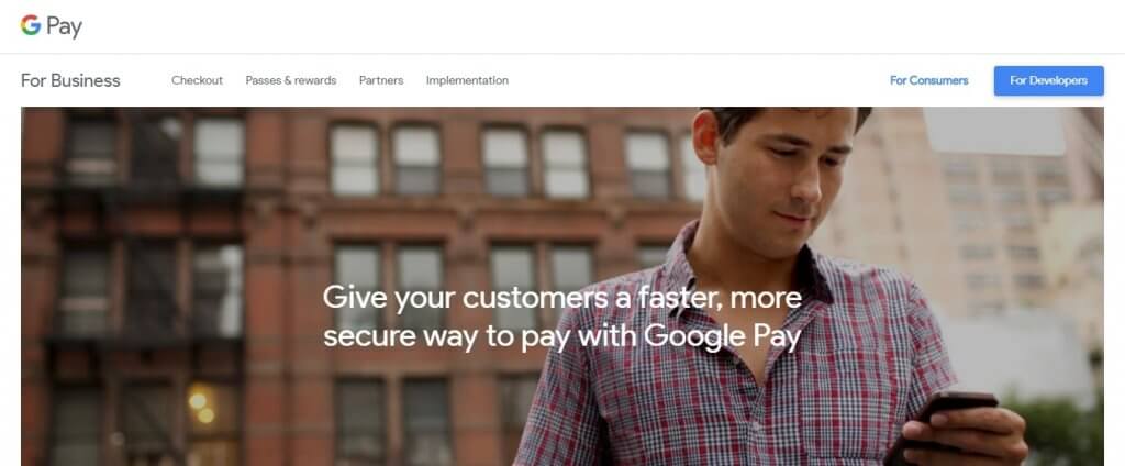 Google Pay Online Payment Method