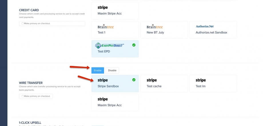 Setting up SEPA wire transfers