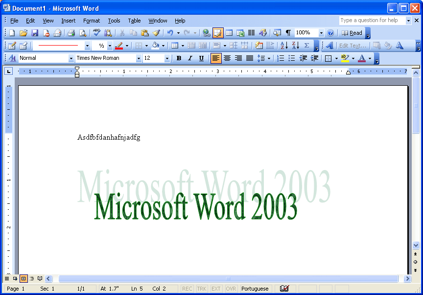 Microsoft word feature creep